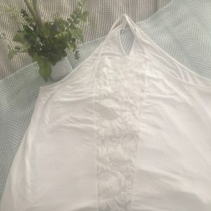 Torrid size 3 plus high neck white blouse